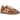Adidas Samba Wales Bonner Brown Croc baskets vue latérale avec un design en cuir marron foncé effet croco et des coutures blanches au talon