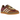 Adidas Gazelle Indoor Maroon Almost Yellow baskets vue latérale avec empeigne en daim bordeaux, bandes jaunes et semelle en gomme marron