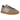 Adidas Handball Spezial Chalky Brown Cloud White Magic Beige baskets vue latérale avec empeigne en daim marron, bandes blanches et semelle gomme