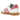 Baskets Adidas Samba OG Rose Tone vue latérale en daim rose, bandes en cuir blanc et semelle en gomme marron classique