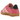 Adidas Gazelle Indoor Rose Tone baskets vue latérale avec empeigne en daim rose, trois bandes blanches dentelées et semelle en gomme