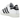 Adidas Superstar 82 White Core Black baskets vue latérale avec tige en cuir blanc, logo à trois bandes noir emblématique et bout coquille classique.