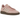 Adidas Handball Spezial Wonder Mauve Alumina baskets vue latérale en daim mauve clair avec bandes blanches en cuir et semelle en gomme classique