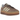 adidas Gazelle Bold Earth Strata Powder Yellow baskets en profil lateral avec tige marron, details jaunes et semelle plateforme