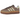 adidas Gazelle Bold Earth Strata Powder Yellow baskets en profil latéral avec tige en daim marron, bandes jaunes et semelle compensée
