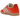 Adidas Samba OG Collegiate Orange Cream baskets vue latérale avec empeigne blanche, bandes orange et semelle en gomme classique.