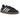 Adidas Handball Spezial Night Indigo Fusion GS baskets en vue latérale avec empeigne en daim bleu marine, bandes roses et semelle en gomme