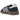 Adidas Handball Spezial Night Indigo Fusion GS baskets vue latérale en daim bleu nuit avec bandes blanches emblématiques et semelle en gomme
