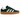 Adidas Samba XLG Shadow Green Chalk White baskets vue latérale avec empeigne en daim vert, bandes dentelées classiques et semelle épaisse.