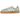 adidas Sambae Linen Green Gum baskets vue latérale avec tige en textile vert clair, bandes blanches et semelle extérieure en gomme marron