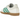 Adidas Samba Off White Court Green baskets vue latérale avec empeigne en cuir crème, bandes vertes et semelle en gomme au design classique