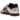 Baskets Adidas Samba OG Silver Metallic Black Gum vue latérale avec tige argentée métallisée, détails noirs et semelle extérieure en gomme