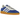 Adidas Handball Spezial 75th Anniversary Collegiate Royal baskets vue latérale avec empeigne en daim bleu roi, détails blancs et semelle gomme