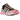 Adidas Adizero SL 72 Bad Bunny Brown Clear Pink baskets vue sous angle avec empeigne en daim marron, détails rose clair et semelle translucide