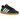 Adidas Handball Spezial Sporty and Rich Dark Green baskets vue latérale avec empeigne en daim vert foncé, bandes blanches et semelle en gomme