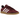 Adidas Handball Spezial Sporty & Rich Shadow Red baskets en vue latérale avec empeigne en daim rouge foncé, bandes en cuir blanc et semelle en gomme