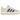 Baskets Adidas Campus 00s Cream White Dark Blue en vue latérale, avec empeigne en daim crème, bandes en cuir bleu foncé et semelle blanche