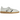 Adidas Handball Spezial Animal Stripes Off White baskets en vue latérale, dotées d'une tige en cuir clair et de bandes à motif animal sur le côté.