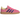 Adidas Handball Spezial Lucid Pink Collegiate Purple Almost Yellow (Women's) baskets de profil avec tige en suède rose et détails violets
