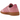 Adidas Handball Spezial Glow Pink Rose Tone baskets vue latérale avec empeigne en daim rose, bandes blanches dentelées et semelle gomme classique