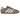 Adidas Taekwondo Earth Strata Wonder White Gum baskets, vue latérale, avec tige en daim beige, lacets fins et une semelle extérieure fine en gomme.