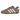 Adidas Taekwondo Earth Strata Wonder White Gum baskets vue latérale profil bas avec empeigne en cuir beige et semelle extérieure en gomme marron