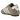 Adidas Taekwondo Earth Strata Wonder White Gum baskets vue inclinée avec empeigne en daim marron, design minimaliste et semelle en gomme.