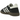 Adidas Handball Spezial Core Black Ivory baskets vue latérale avec empeigne en daim noir, bandes Adidas blanches et semelle en gomme