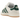 Adidas Campus 00s Crystal White Collegiate Green baskets de profil avec suède blanc et détails verts