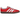 Adidas Gazelle Indoor Better Scarlet Patent Leather baskets vue latérale classique avec empeigne en cuir verni brillant, semelle translucide et détails blancs emblématiques