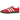 Adidas Gazelle Indoor Better Scarlet Patent Leather baskets de profil avec une tige en cuir vernis rouge et des détails blancs