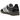 Adidas Gazelle Indoor Core Black Patent Leather baskets en vue latérale avec empeigne en cuir verni noir et semelle gomme classique