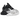 adidas XLG Runner Deluxe White Black baskets en profil lateral avec une tige blanche et des details noirs