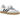 Adidas Samba Jane White Black Gum baskets vue de profil avec tige blanche, details noirs et semelle en gomme