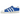 Adidas Superstar Vintage Bape Blue White baskets vue latérale avec motif camouflage bleu emblématique sur les bandes et tige en cuir blanc.