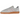 Adidas Handball Spezial Grey Clear Pink baskets en vue angulaire avec empeigne en daim gris, bandes roses et semelle en gomme