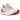 adidas Ultra Boost 1.0 Chalk White Scarlet baskets de profil avec une tige en maille blanche, des accents rouges et une semelle