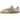 Adidas Handball Spezial Linen Green Silver baskets en vue latérale présentant une tige verte avec des détails argentés et une semelle en gomme classique.