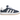 Adidas Campus 00s Night Indigo Denim GS baskets vue latérale en denim bleu nuit avec bandes en cuir blanc et semelle en caoutchouc blanc.