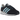 Adidas Marathon SPZL Noel Gallagher Night Navy baskets vue latérale avec tige bleu marine, bandes Adidas blanches et semelle en gomme