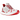 Adidas Ultra Boost 1.0 Valentines Day baskets vue latérale avec empeigne en maille rouge, lacets assortis et semelle intermédiaire blanche Boost.