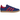 Baskets Adidas Gazelle Victory Blue Team Victory Red Gum vue latérale avec tige en daim bleu, bandes rouges et semelle en gomme classique