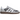 Baskets Adidas Handball Spezial Silver White Cracked vue latérale avec empeigne argentée brillante, détails blancs et semelle en gomme