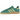 Adidas Handball Spezial Collegiate Green Almost Yellow baskets vue latérale avec empeigne en daim vert, bandes jaunes emblématiques et semelle gomme