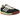 Adidas SL 72 RS Bob Marley One Love baskets vue angulaire avec daim noir, bandes rasta sur le côté et semelle en caoutchouc blanc.