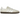 Adidas Samba OG Off White Wonder Alumina baskets vue latérale avec tige en cuir gris clair, détails en daim et emblématiques trois bandes dentelées.
