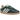Adidas Samba OG Snakeskin Collegiate Green baskets vue latérale avec motif peau de serpent détaillé, bandes vertes et semelle en gomme