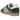 Baskets Adidas Samba OG Snakeskin Collegiate Green de profil avec empeigne vert motif peau de serpent, semelle crème et bandes iconiques