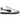 Adidas Samba Bape White Black Gum baskets vue latérale avec empeigne en cuir blanc, bandes Bape noires emblématiques et semelle en gomme