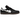 Adidas Samba Bape Black White Gum baskets en vue latérale avec empeigne en cuir noir, les trois bandes emblématiques et semelle en gomme